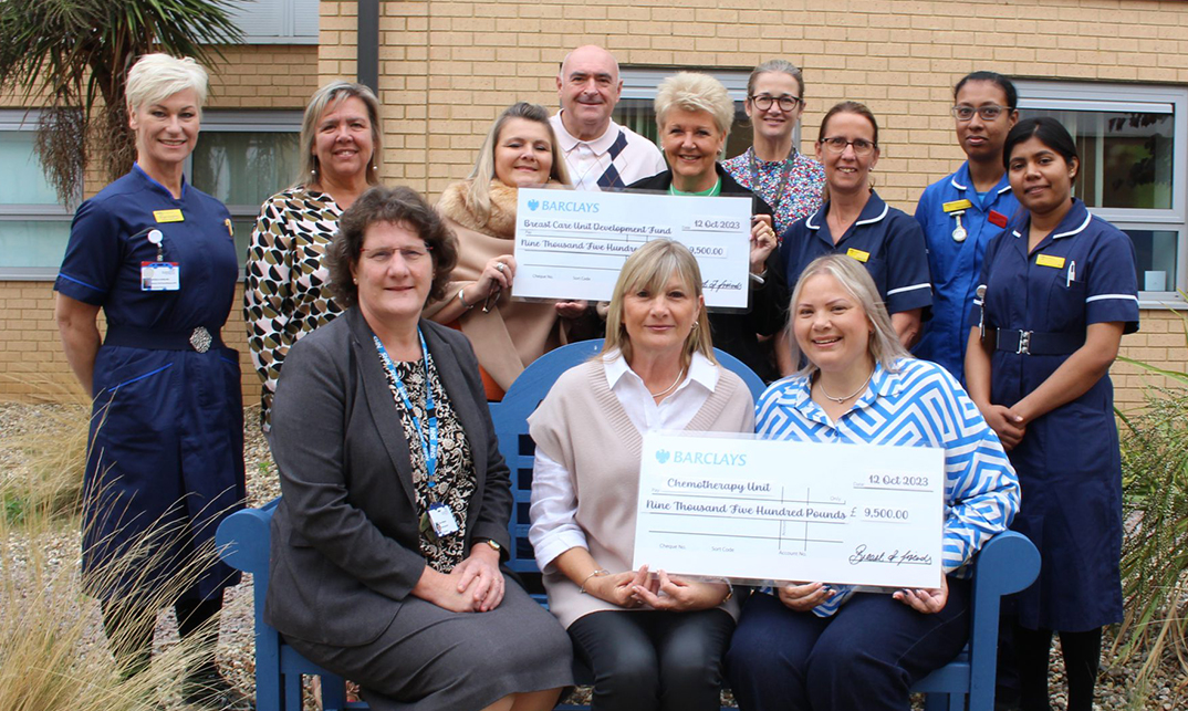 An impressive £19,000 raised by The Breast of Friends