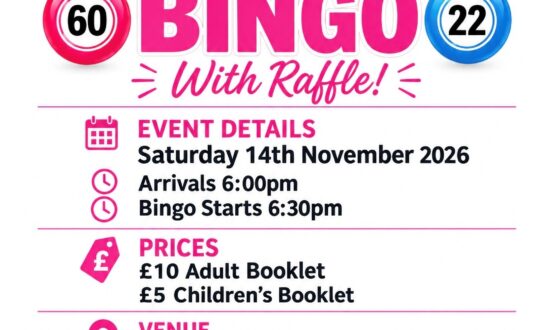 Charity Bingo Night!